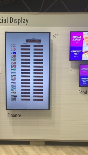 Ecran mural tactile pour restaurant et office de tourisme