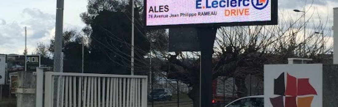 Ecran led géant extérieur à Alès